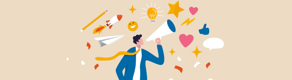 Storytelling illustration representing Strawberry Solutions custom eLearning design and development approach