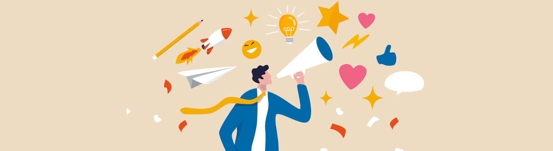 Storytelling illustration representing Strawberry Solutions custom eLearning design and development approach