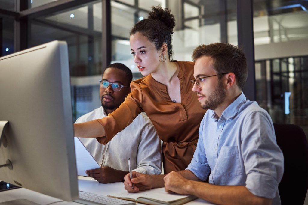 Micro credentials and qualifications training session in a workplace